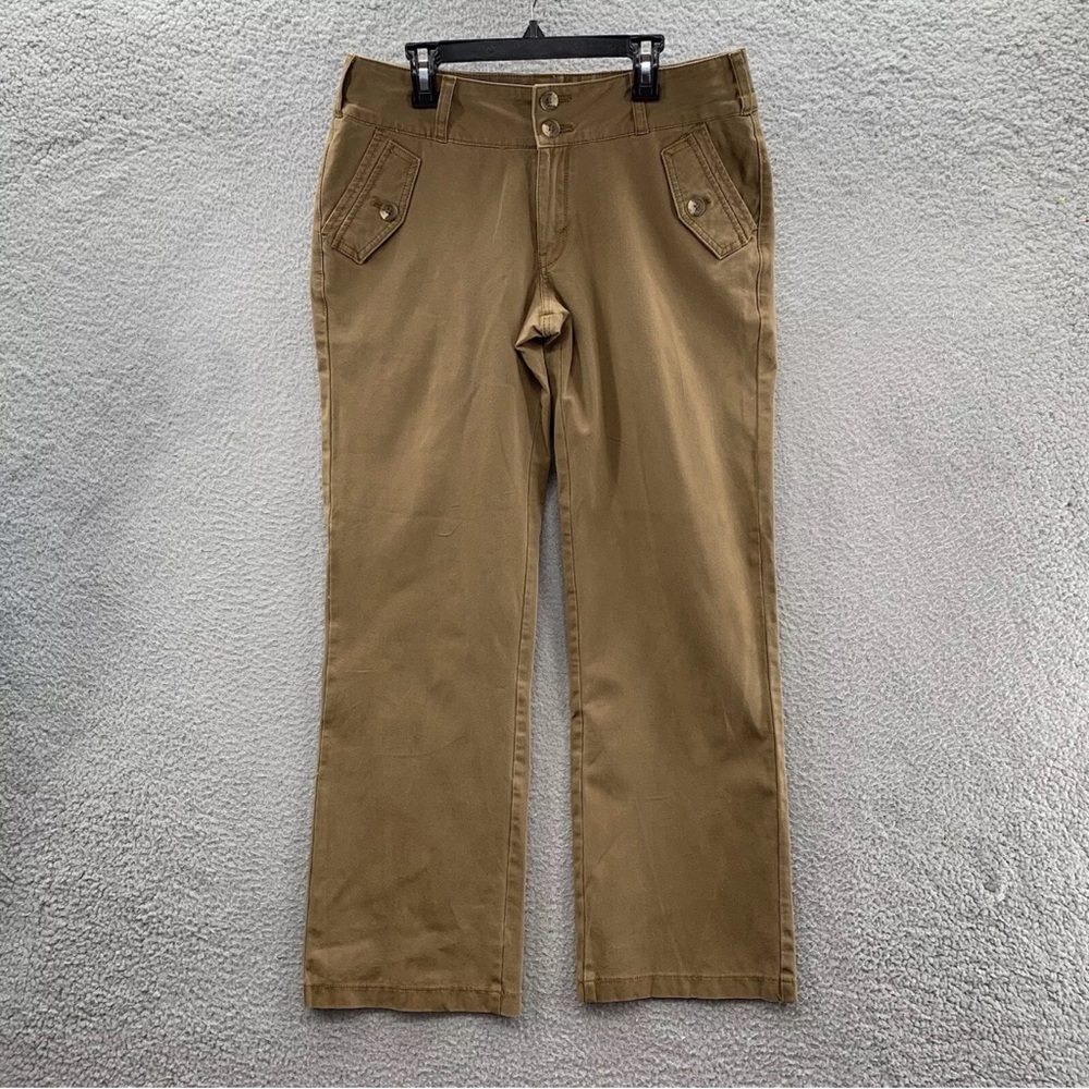 Sundance Women’s Straight Flare Camel Brown Tan Stretchy Trousers Pants Size 6